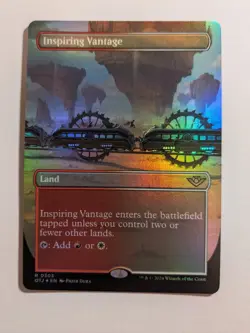 Inspiring Vantage - #303 Borderless Foil Outlaws of Thunder Junction Mtg - Image 1