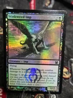 MTG Magic the Gathering Stinkweed Imp (98/245) Modern Masters LP FOIL - Image 1