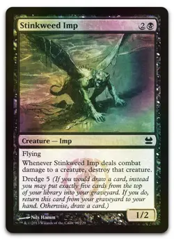 Stinkweed Imp #98 (Foil) (LP) Modern Masters MMA Magic MTG - Image 1