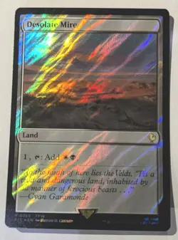 Desolate Mire (Surge Foil) Commander: Final Fantasy - MTG RARE - Image 1