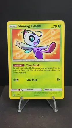 Shining Celebi SM79 Shining Legends Promo Holo 2017 Pokemon TCG - Image 1