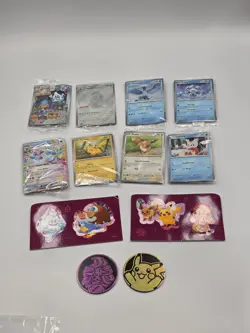 Pokemon 2025 Holiday Calendar Stamped Promos (COMPLETE Sealed SET OF 8) Extras - Image 1