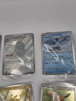 Pokemon 2025 Holiday Calendar Stamped Promos (COMPLETE Sealed SET OF 8) Extras - Image 4