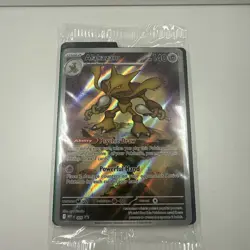 Pokemon TCG Mega Evolution Alakazam 009 Black Star Promo Sealed - Image 1