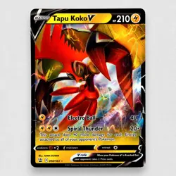Tapu Koko V 050/163 SWSH05: Battle Styles Holo Ultra Rare Pokemon TCG NM - Image 1