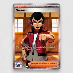 Norman 237/182 SV04: Paradox Rift Holo Ultra Rare Pokemon TCG NM - Image 1
