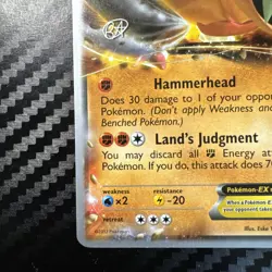 Landorus EX 89/149 Boundaries Crossed 2015 Pokemon World Championships NM - Image 4