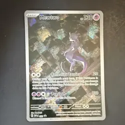 Pokemon Mewtwo 052 Scarlet & Violet Promo Full Art Holo 2023 Bun Toujo English - Image 1
