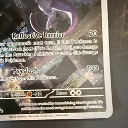 Pokemon Mewtwo 052 Scarlet & Violet Promo Full Art Holo 2023 Bun Toujo English - Image 5