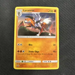 Lycanroc - SM105 Holo P Sun & Moon Promo Pokemon Holo LP - Image 1
