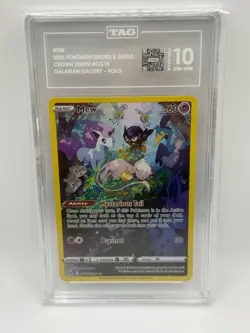 2023 Pokemon SWSH Crown Zenith: Mew GG10/GG70 FA TAG 10 GEM MINT - Image 1