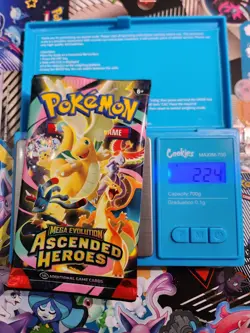 EXTREMELY HEAVY! 22.4g GOD PACKUUU Ascended Heroes Pokemon TCG Booster (SEALED) - Image 1
