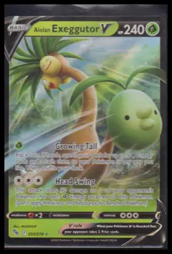 Pokemon GO #005/078 Alolan Exeggutor V - Image 1