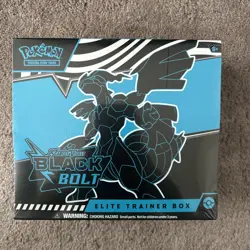 Pokemon Scarlet & Violet Black Bolt Elite Trainer Box ETB (Small Cut) - Image 1