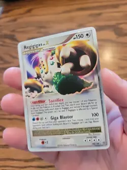 Pokemon TCG Regigigas LV X 100/100 Stormfront Holo - Image 5
