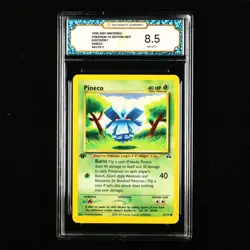 TQG 8.5 NM-MT+ 1995-2001 Pokemon ENG Pineco #61/75 C - Image 1