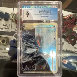 2010 POKEMON HEARTGOLD & SOULSILVER BOTTOM HALF #114/123 LUGIA LEGEND CGC 9 - Image 1