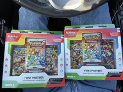 Pokemon: TCG First Partner Illustration Collection Series 1 Sealed Box LOT OF 2 - Image 1