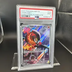 2025 Pokemon Phantasmal Flames ETB Charcadet #022 Promo Graded PSA 9 EN - Image 5