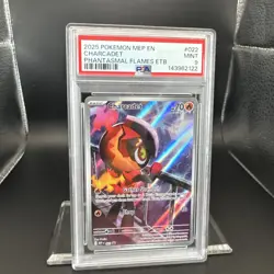 2025 Pokemon Phantasmal Flames ETB Charcadet #022 Promo Graded PSA 9 EN - Image 4