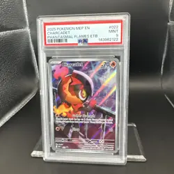 2025 Pokemon Phantasmal Flames ETB Charcadet #022 Promo Graded PSA 9 EN - Image 5