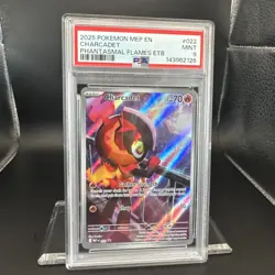 2025 Pokemon Phantasmal Flames ETB Charcadet #022 Promo Graded PSA 9 EN - Image 4