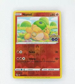 Numel (DITTO) 013/078 UNPEELED NM, English Pokemon PokemonGO - Image 1