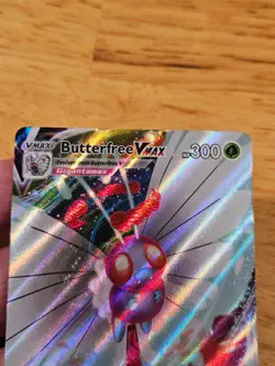 Pokemon Butterfree VMAX Ultra Rare Holo Full Art Darkness Ablaze 002/189 M9292 - Image 3