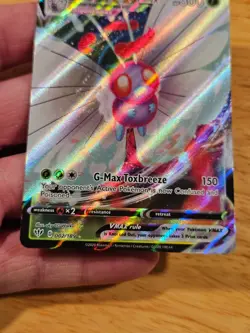 Pokemon Butterfree VMAX Ultra Rare Holo Full Art Darkness Ablaze 002/189 M9292 - Image 4