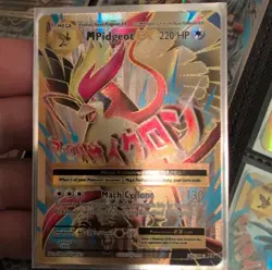 Pokemon M Pidgeot EX Full Art Ultra Rare Holo Evolutions 105/108 Mega 220 HP - Image 1
