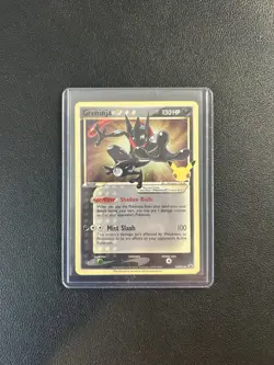 Pokemon TCG Greninja Gold Star SWSH144 Celebrations Black Star Promo - Image 1
