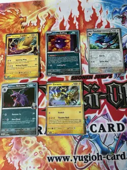 Pokemon Destined Rivals 5 Card Lot - Image 1