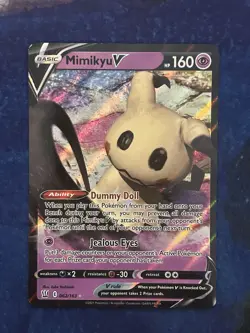 Pokemon Mimikyu V Ultra Rare # 062/163 - SWSH05: Battle Styles - LP - Image 1