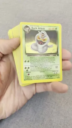 Lot of 40 Non-Basic Grass Vintage Pokemon Cards, Holo Dark Arbok, 14 Basic Grass - Image 2