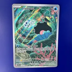 Clamperl 195/182 Illustration Rare - Destined Rivals Pokemon Card NM - Image 1
