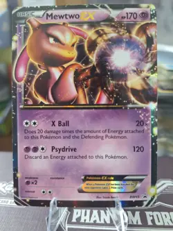 Mewtwo EX BW45 Black & White Black Star Promo Holo Rare Pokemon 2012 HP - Image 1