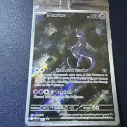 MEWTWO SVP 052 Scarlet Violet 151 Promo Illustration Rare Pokemon Card NM SEALED - Image 2