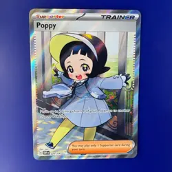 Poppy 220/197 Full Art Trainer - Obsidian Flames Pokemon Card - Image 1