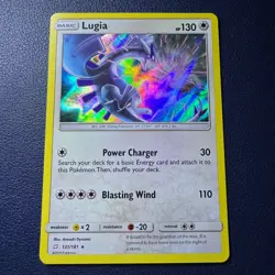 Lugia 131/181 Holo Rare Pokemon Card Team Up Sun & Moon NM - Image 1