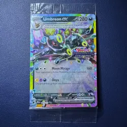 Umbreon EX 060/131 Prismatic Evolutions Stamped Promo Pokemon Card - NM SEALED - Image 1