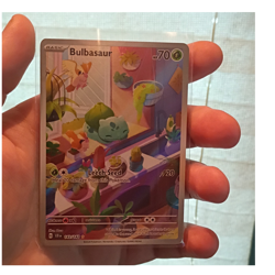 Pokemon TCG Bulbasaur Illustration Rare 143/142 SV07 Stellar Crown 70 HP Card - Image 1