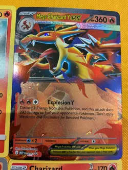 6 Charmander Charmeleon Charizard pokemon cards mix lot Mega Rare Holo 🔥🐉promo - Image 2