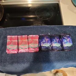 Huntrix/Saja Trading Card Game McDonald's Booster Packs Sealed 57 Pink/60Purple - Image 1