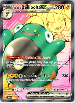 Iono's Bellibolt ex 194 Sv: Scarlet & Violet Promo Cards Holo - Image 1