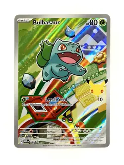 Bulbasaur MEP 037 ME: Mega Evolution Black Star Promo Pokemon TCG Card NM - Image 1