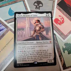 Deck of Magic Commander Cards = Tazri, Beacon of Unity 5Color Tribe ***ALLIES*** - Image 1