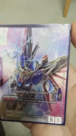 Bandai Gundam Card Game Destiny Gundam GD04-050 LR++ English NM - Image 2