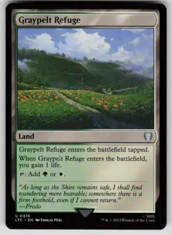 Graypelt Refuge Commander: The Lord of the Rings 316 MTG NM - Image 1