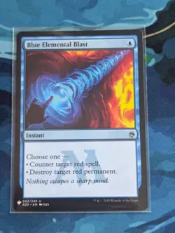 MTG Blue Elemental Blast - NM - The List - Image 1