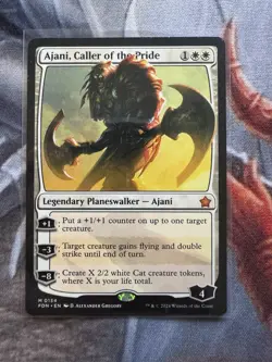 Ajani, Caller of the Pride Foundations Regular NM M 0134 - Image 1